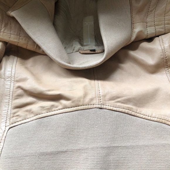 KOC Tan Lightweight Leather Jacket - Picture 7 of 8